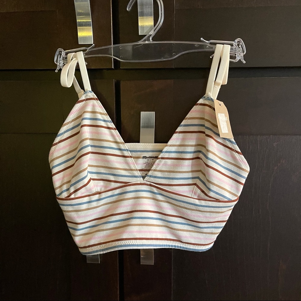 ✨NWT✨ Madewell CandyStripe Bralette